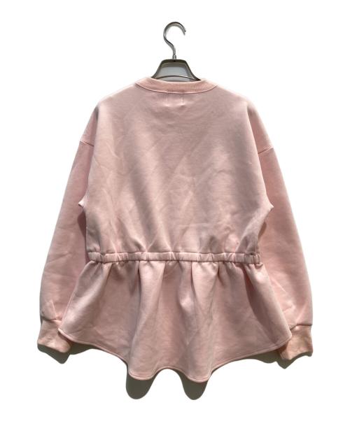 JNHearts（ジェイエヌハーツ）JNHearts (ジェイエヌハーツ) ロゴスウェット ピンク サイズ:38の古着・服飾アイテム