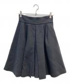 SEVEN TEN by MIHO KAWAHITOセブン テン バイ ミホ カワヒト）の古着「ハイウエストフレアキュロット」｜ブラック