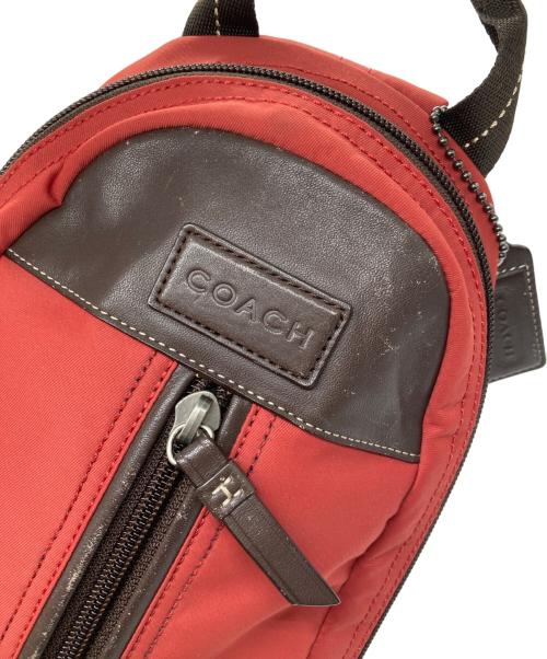 COACH（コーチ）COACH (コーチ) ショルダーバッグ レッドの古着・服飾アイテム