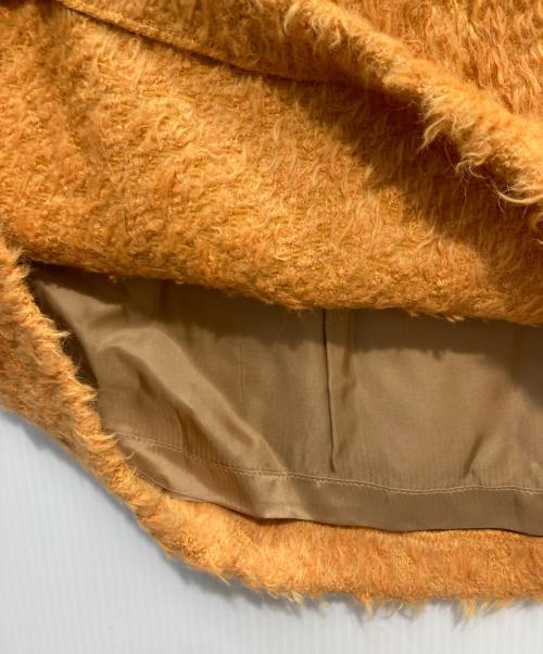 DRIES VAN NOTEN（ドリスヴァンノッテン）DRIES VAN NOTEN (ドリスヴァンノッテン) アルパカ混スカート オレンジ サイズ:38の古着・服飾アイテム
