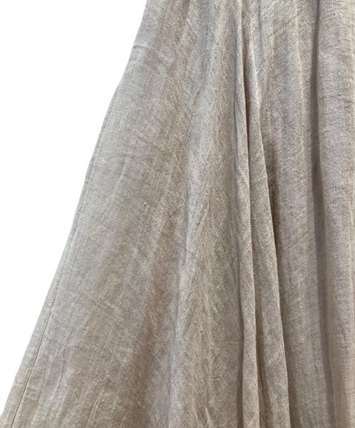 AK+1（エーケーワン）ak+1 (エーケーワン) リネンマキシスカート ピンク サイズ:FREEの古着・服飾アイテム