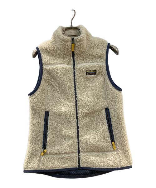 L.L.Bean（エルエルビーン）L.L.Bean (エルエルビーン) フリースベスト ベージュ サイズ:XSの古着・服飾アイテム
