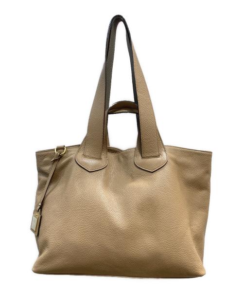 HER SCHEDULE（ハースケジュール）her schedule (ハースケジュール) ヴィンテージ家具のように育てたいトートバッグ カプチーノの古着・服飾アイテム