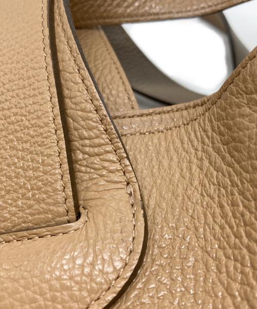 HER SCHEDULE（ハースケジュール）her schedule (ハースケジュール) ヴィンテージ家具のように育てたいトートバッグ カプチーノの古着・服飾アイテム