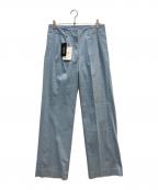 ernestoエルネスト）の古着「ERNE WIDE PANTS」｜スカイブルー