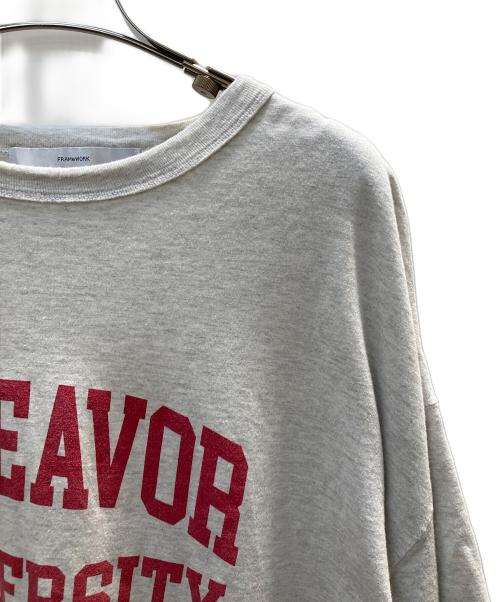 FRAMeWORK（フレームワーク）FRAMeWORK (フレームワーク) Tシャツ グレー サイズ:ーの古着・服飾アイテム