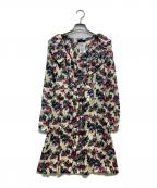 MAX&Co.マックスアンドコー）の古着「サテンフラワーシャツワンピース」｜ベージュ