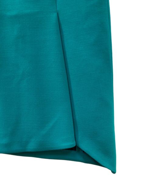 ENFOLD（エンフォルド）ENFOLD (エンフォルド) アシンメトリーフレアSKT グリーン サイズ:36の古着・服飾アイテム