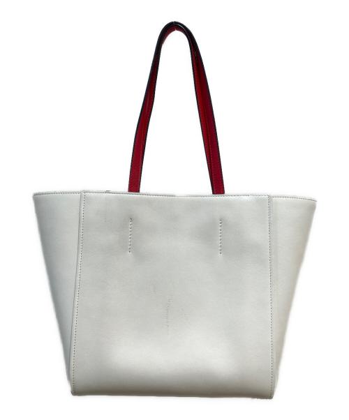 ALEXANDER McQUEEN（アレキサンダーマックイーン）ALEXANDER McQUEEN (アレキサンダーマックイーン) レザートートバッグ レッドの古着・服飾アイテム