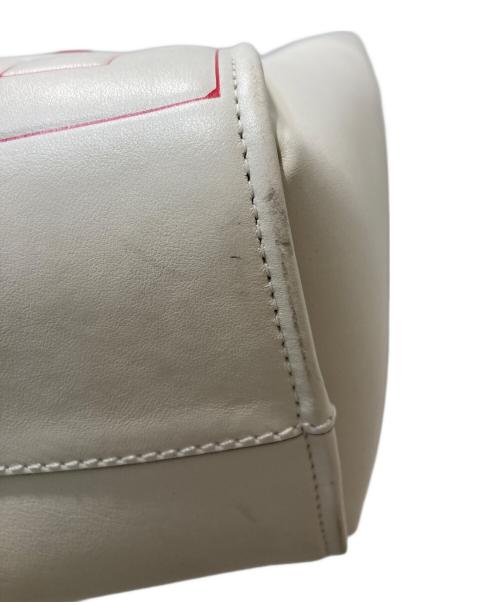 ALEXANDER McQUEEN（アレキサンダーマックイーン）ALEXANDER McQUEEN (アレキサンダーマックイーン) レザートートバッグ レッドの古着・服飾アイテム