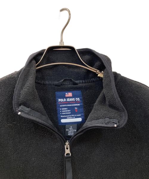 POLO JEANS CO.（ポロジーンズカンパニー）POLO JEANS CO. (ポロジーンズカンパニー) フリースジャケット ブラック サイズ:Sの古着・服飾アイテム