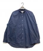 NATURAL WORKSナチュラル ワークス）の古着「MXP ロングスリーブスマートブロードビッグシャツ」｜ネイビー