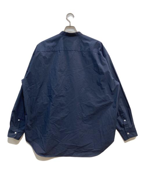 NATURAL WORKS（ナチュラル ワークス）NATURAL WORKS (ナチュラル ワークス) MXP ロングスリーブスマートブロードビッグシャツ ネイビー サイズ:Lの古着・服飾アイテム