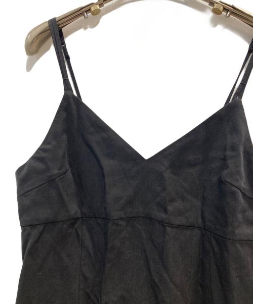 co×co（ココ）CO×CO (ココ) キャミソールワンピース ブラック サイズ:FREEの古着・服飾アイテム