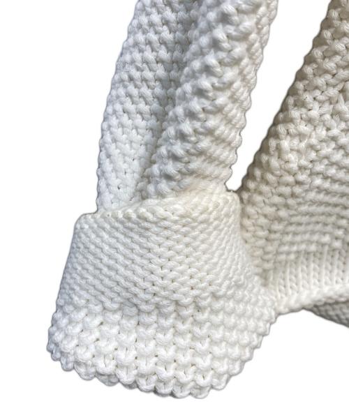 Fabiana Filippi（ファビアナフィリッピ）fabiana filippi (ファビアナフィリッピ) ニットジャケット ホワイト サイズ:XSの古着・服飾アイテム