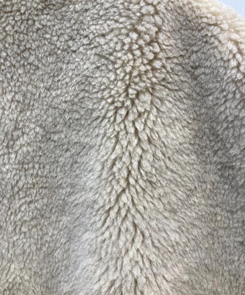 ticca（ティッカ）TICCA (ティッカ) ウールファーポンチョ ベージュ サイズ:Fの古着・服飾アイテム