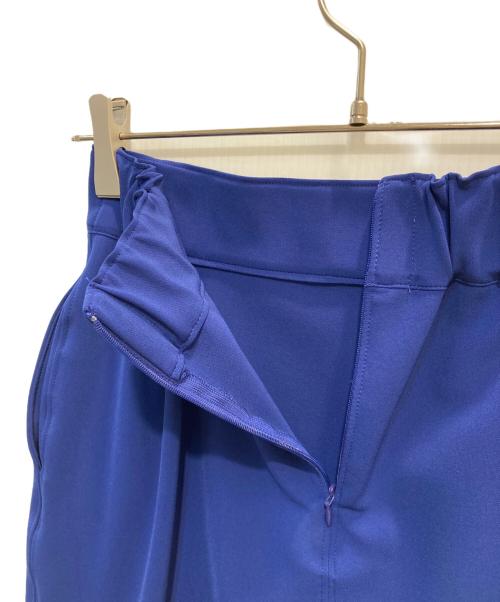 TO UNITED ARROWS（トゥーユナイテッドアローズ）TO UNITED ARROWS (トゥーユナイテッドアローズ) P PU RAP GATH SKIRT ブルー サイズ:M 未使用品の古着・服飾アイテム