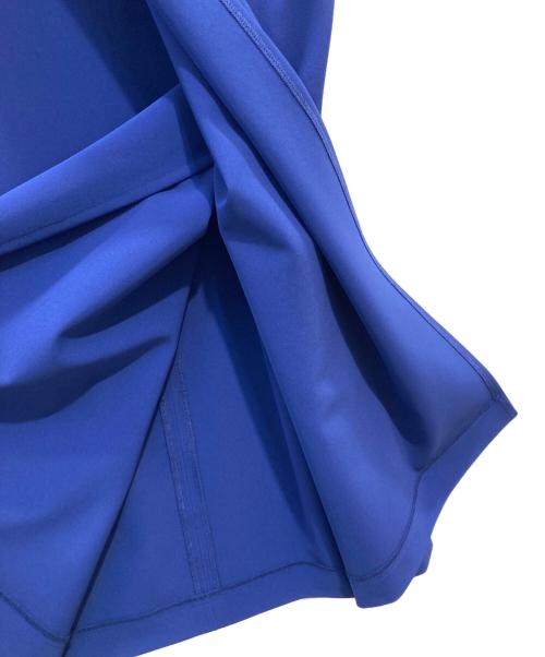 TO UNITED ARROWS（トゥーユナイテッドアローズ）TO UNITED ARROWS (トゥーユナイテッドアローズ) P PU RAP GATH SKIRT ブルー サイズ:M 未使用品の古着・服飾アイテム