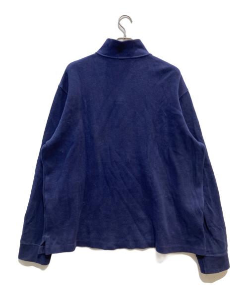 POLO RALPH LAUREN（ポロ・ラルフローレン）POLO RALPH LAUREN (ポロ・ラルフローレン) ハーフジップニット ネイビー サイズ:XLの古着・服飾アイテム