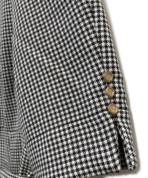 HER LIP TO（ハーリップトゥ）Her lip to (ハーリップトゥ) Lady Checkered Belted Midi Dress ブラック サイズ:Sの古着・服飾アイテム