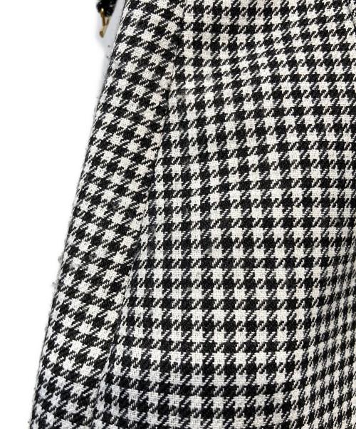 HER LIP TO（ハーリップトゥ）Her lip to (ハーリップトゥ) Lady Checkered Belted Midi Dress ブラック サイズ:Sの古着・服飾アイテム