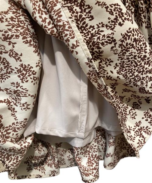 HER LIP TO（ハーリップトゥ）Her lip to (ハーリップトゥ) Winter Floral Long-sleeve Dress ブラウン サイズ:Sの古着・服飾アイテム