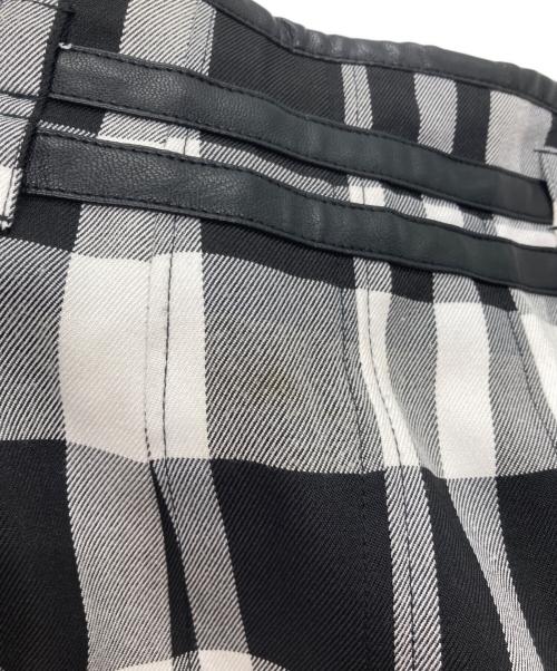 HER LIP TO（ハーリップトゥ）Her lip to (ハーリップトゥ) pleated check skirt ブラック サイズ:Sの古着・服飾アイテム
