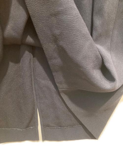 VERMEIL par iena（ヴェルメイユ パー イエナ）VERMEIL par iena (ヴェルメイユ パー イエナ) アセテートバックサテンジョーゼットワンピース ネイビー サイズ:-の古着・服飾アイテム