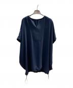 O wau noO WAU NO）の古着「半袖バルーンブラウス o wau no」｜ネイビー