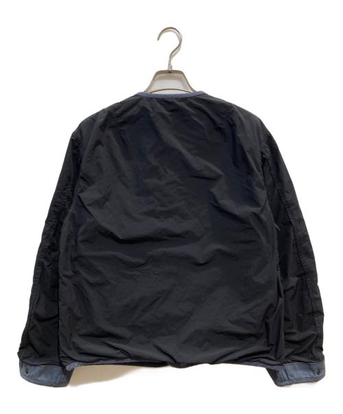 SCYEBASICS（サイベーシックス）SCYEBASICS (サイベーシックス) N/P Light Taffeta Garment Dyed Reversible Shell Jacket ブラック×ブルー サイズ:38の古着・服飾アイテム