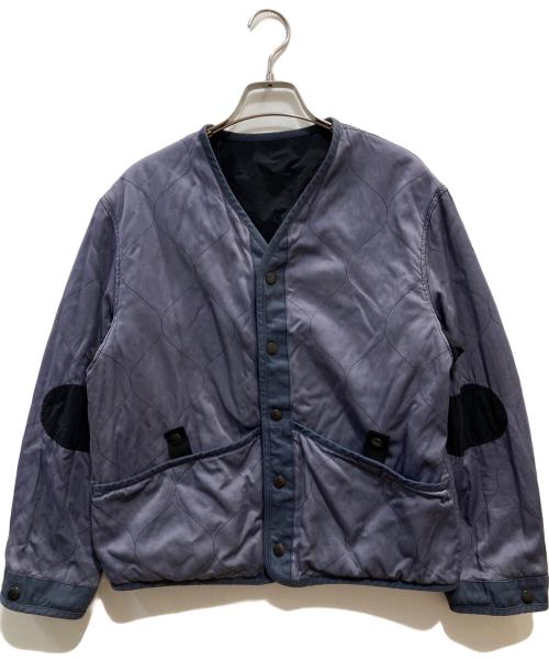 SCYEBASICS（サイベーシックス）SCYEBASICS (サイベーシックス) N/P Light Taffeta Garment Dyed Reversible Shell Jacket ブラック×ブルー サイズ:38の古着・服飾アイテム