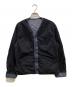 SCYEBASICS（サイベーシックス）の古着「N/P Light Taffeta Garment Dyed Reversible Shell Jacket」｜ブラック×ブルー
