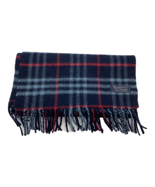 Burberry's（バーバリー）Burberry's (バーバリーズ) カシミヤストール ネイビー サイズ:-の古着・服飾アイテム