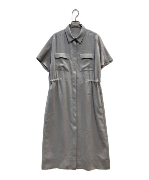 SOEJU（ソージュ）SOEJU (ソージュ) ロングシャツワンピース グレー サイズ:Mの古着・服飾アイテム