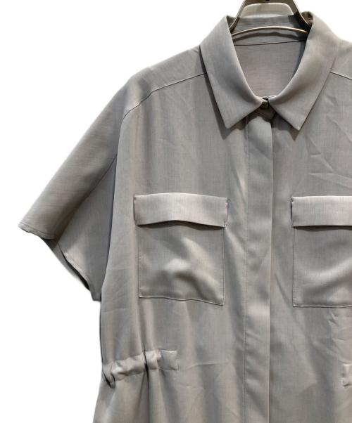 SOEJU（ソージュ）SOEJU (ソージュ) ロングシャツワンピース グレー サイズ:Mの古着・服飾アイテム