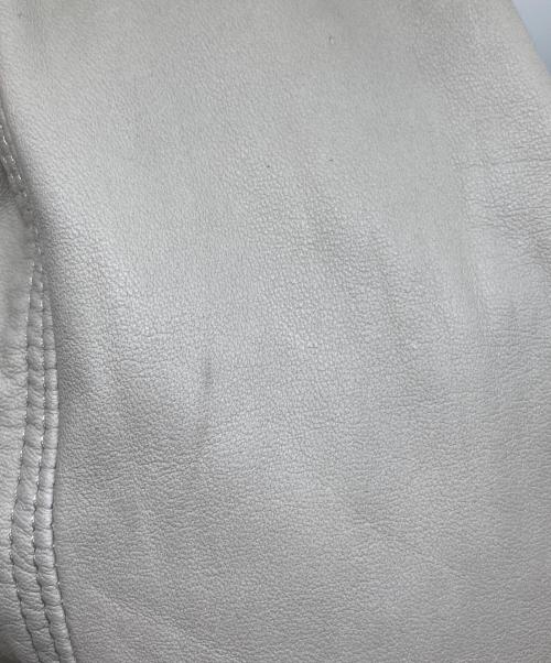 sisii（シシ）sisii (シシ) レザートートバッグ ベージュの古着・服飾アイテム