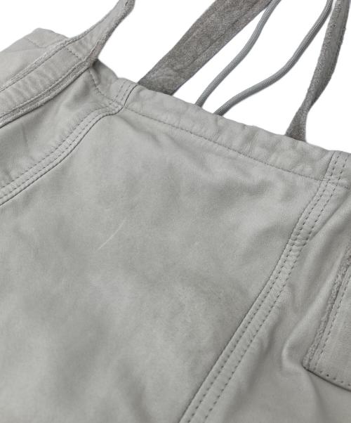 sisii（シシ）sisii (シシ) レザートートバッグ ベージュの古着・服飾アイテム