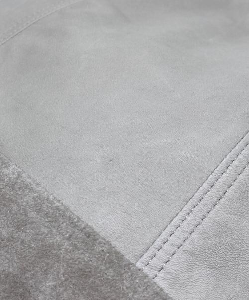 sisii（シシ）sisii (シシ) レザートートバッグ ベージュの古着・服飾アイテム