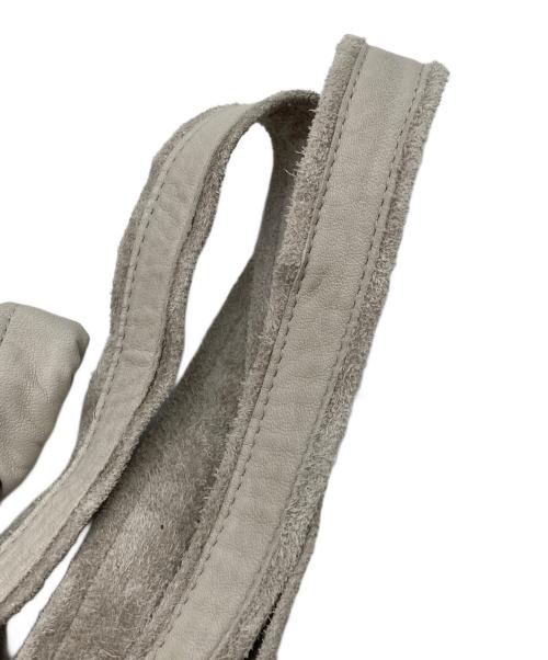 sisii（シシ）sisii (シシ) レザートートバッグ ベージュの古着・服飾アイテム