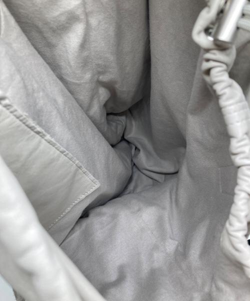 sisii（シシ）sisii (シシ) レザートートバッグ ベージュの古着・服飾アイテム