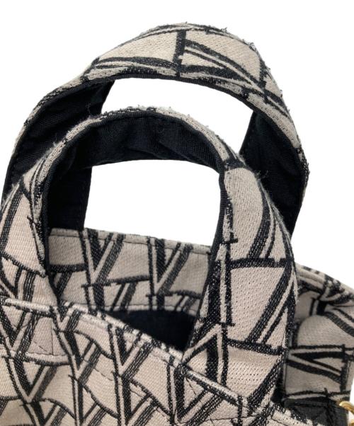 VERMEIL par iena（ヴェルメイユ パー イエナ）VERMEIL par iena (ヴェルメイユ パー イエナ) モノグラムロゴジャガードトート ベージュの古着・服飾アイテム