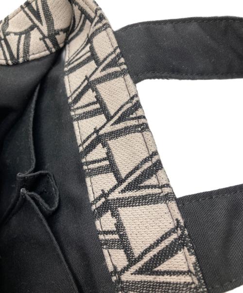 VERMEIL par iena（ヴェルメイユ パー イエナ）VERMEIL par iena (ヴェルメイユ パー イエナ) モノグラムロゴジャガードトート ベージュの古着・服飾アイテム