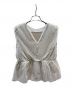 Olu.オルドット）の古着「シアードッキングニット」｜ベージュ