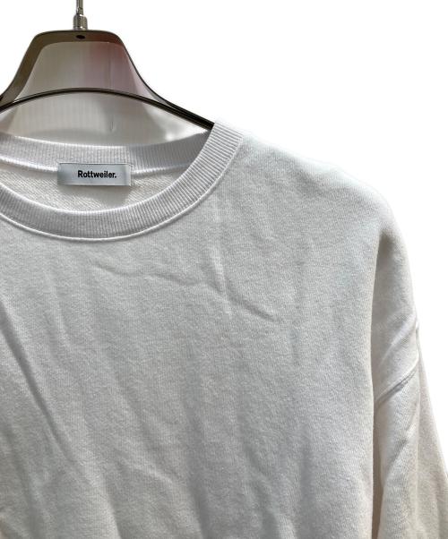 ROTT WEILER（ロットワイラー）ROTT WEILER (ロットワイラー) スウェット ホワイト サイズ:Ｌの古着・服飾アイテム