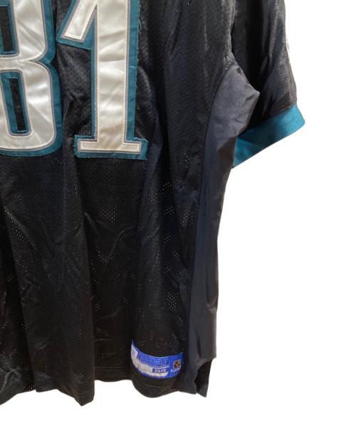 NFL（エヌエフエル）NFL (エヌエフエル) REEBOK (リーボック) EAGLES ゲームシャツ ブラック×グリーン サイズ:54の古着・服飾アイテム