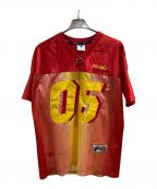 FUBUフブ）の古着「ゲームシャツ」｜レッド