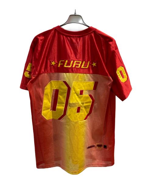 FUBU（フブ）FUBU (フブ) ゲームシャツ レッド サイズ:Fの古着・服飾アイテム