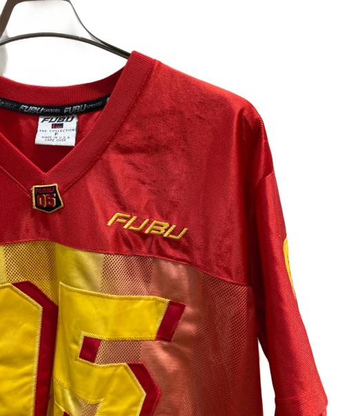 FUBU（フブ）FUBU (フブ) ゲームシャツ レッド サイズ:Fの古着・服飾アイテム