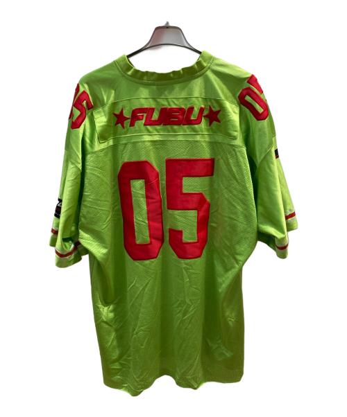 FUBU（フブ）FUBU (フブ) ゲームシャツ グリーン サイズ:XXLの古着・服飾アイテム