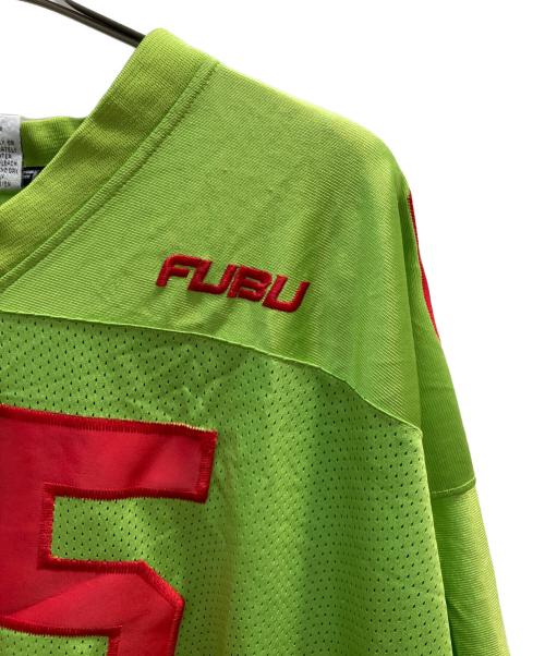 FUBU（フブ）FUBU (フブ) ゲームシャツ グリーン サイズ:XXLの古着・服飾アイテム